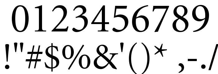 Perestroika Font OTHER CHARS