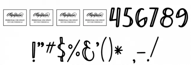 Perfect Christmas Font OTHER CHARS