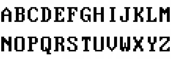 Perfect DOS VGA 437 字体 大写