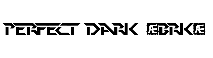Perfect Dark [BRK]  Скачать бесплатные шрифты