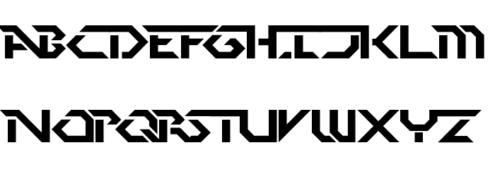 Perfect Dark [BRK] Schriftart Groß
