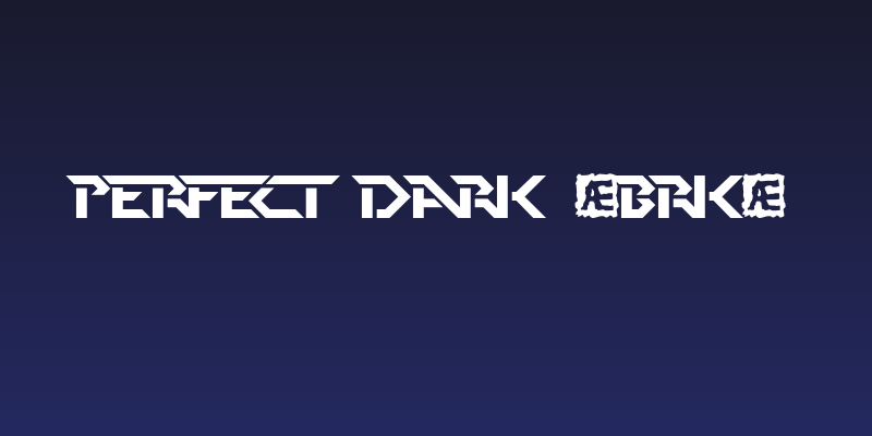 Perfect Dark [BRK] Social Header