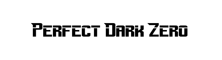 Perfect Dark Zero  Descarca Fonturi Gratis