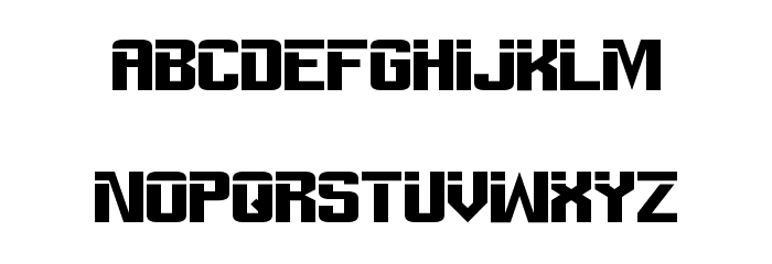 Perfect Dark Zero Font LOWERCASE