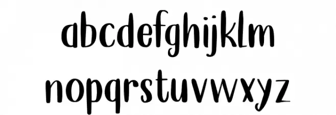 Perfect Day DEMO Regular Schriftart Kleinbuchstaben