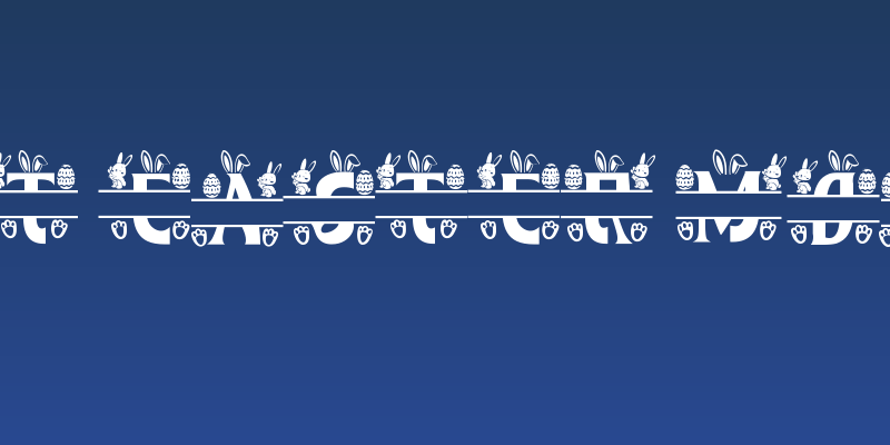 Perfect Easter Monogram Social Header