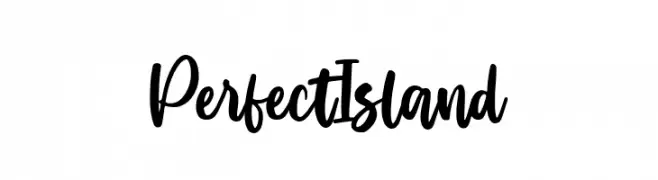 Perfect Island  フリーフォントのダウンロード