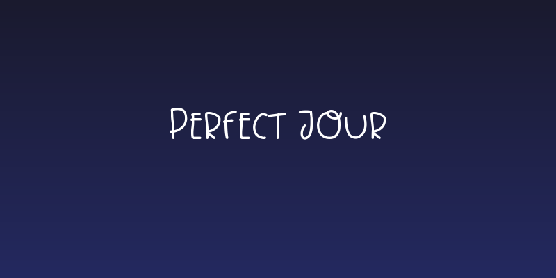 Perfect Jour Social Header