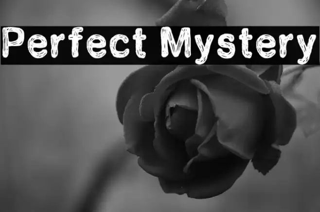 Perfect Mystery Font examples