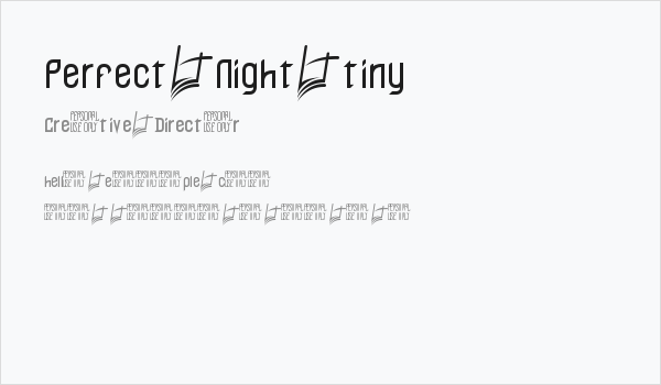 Perfect Night tiny Business Card