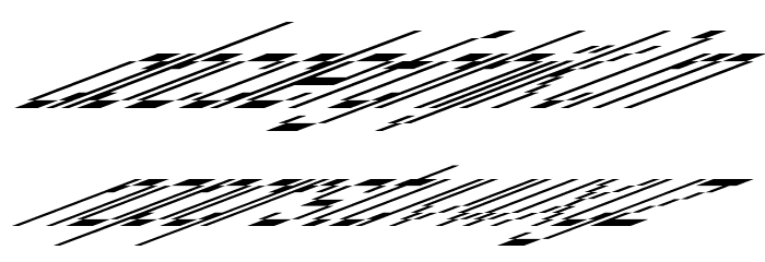 Perfect Pixel Italic TestDrive Font LOWERCASE