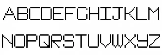 Perfect Pixel 字体 大写