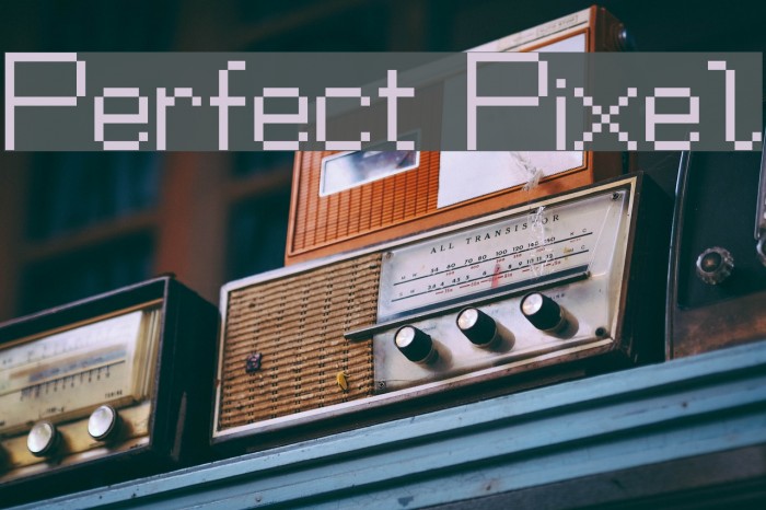 Perfect Pixel Fonte examples