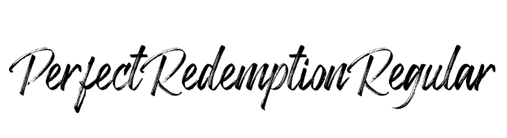 Perfect Redemption Regular  font caratteri gratis
