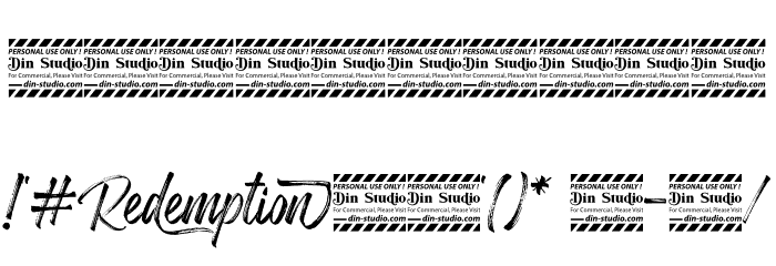 Perfect Redemption Regular Font OTHER CHARS