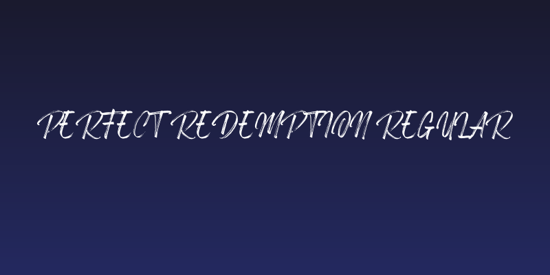 Perfect Redemption Regular Social Header