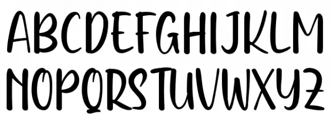 Perfect Snow Demo خط أحرف كبيرة