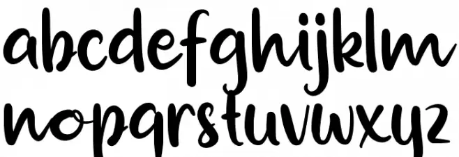 Perfect Snow Demo خط أحرف صغيرة