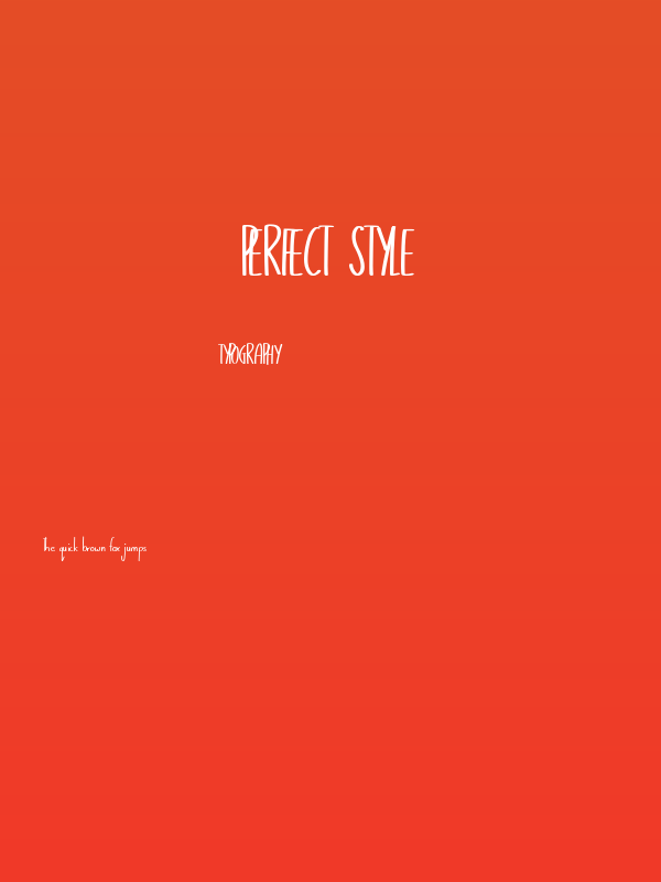 Perfect Style Poster