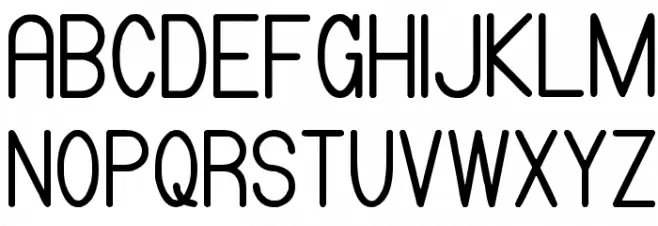 Perfect fonts CarbonChaos Schriftart Groß