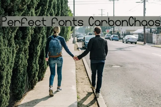 Perfect fonts CarbonChaos Example 1
