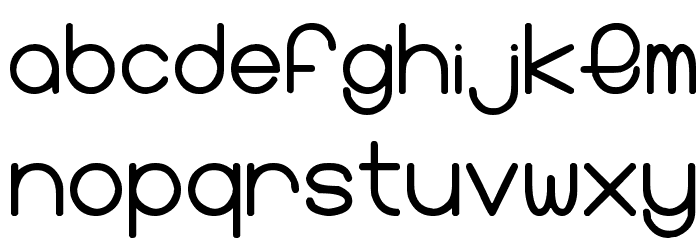 Perfect fonts CarbonChaos Font LOWERCASE