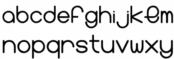 Perfect fonts CarbonChaos Fuentes MINÚSCULAS