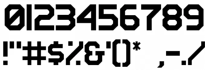 PerfectPixel Font OTHER CHARS