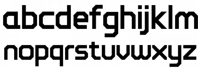 PerfectPixel Font LOWERCASE
