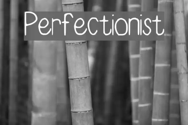 Perfectionist Font examples