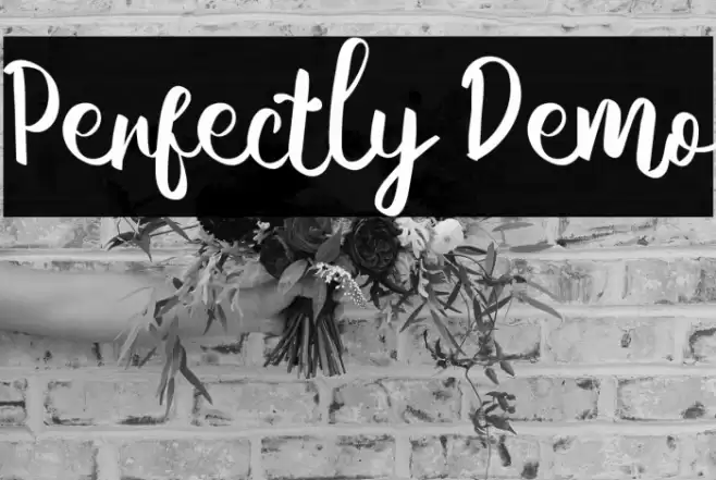 Perfectly Demo Font examples