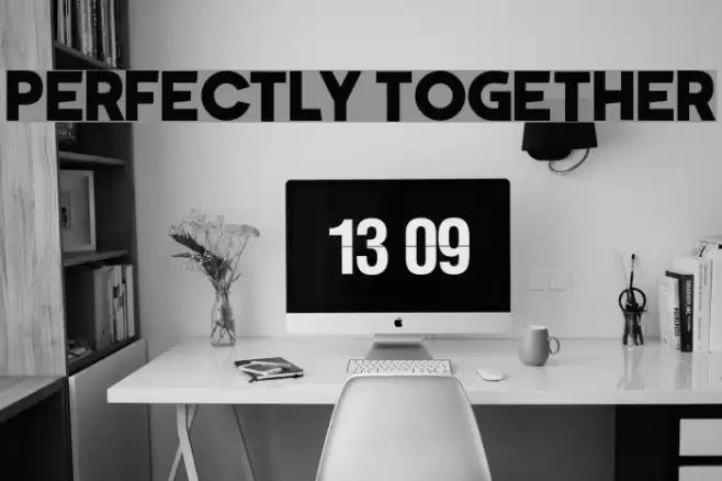 Perfectly Together Font examples