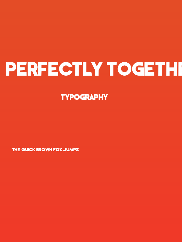 Perfectly Together Poster