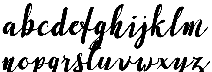 Perfectos Font LOWERCASE