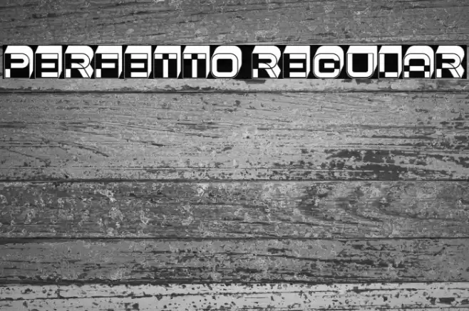 Perfetto Regular Font examples