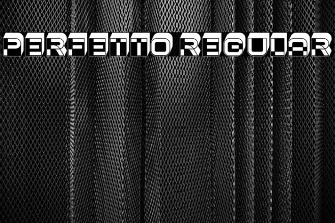 Perfetto Regular Font examples