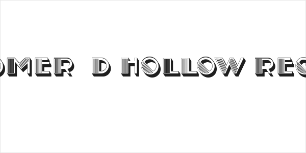 Perfomer 3D Hollow Regular Logo