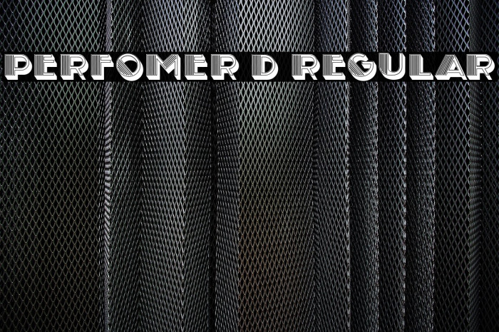 Perfomer 3D Regular Example 1