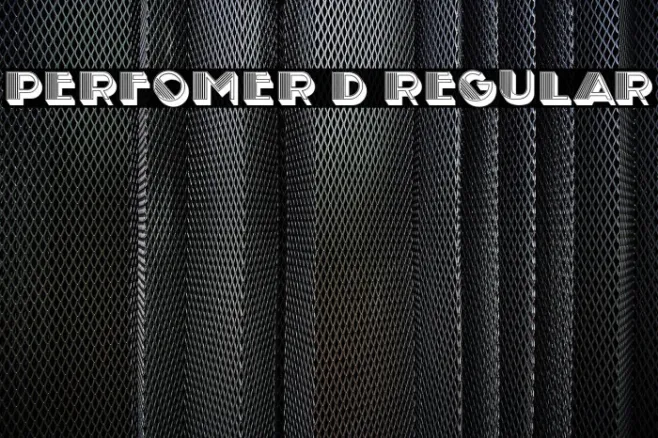 Perfomer 3D Regular Example 1