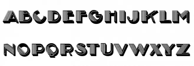 Perfomer 3D Regular 字体 小写