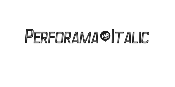Perforama-Italic Logo