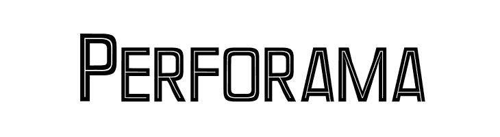 Perforama  baixar fontes gratis