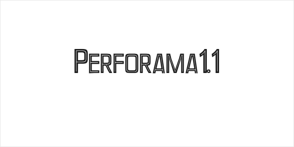 Perforama1.1 Logo
