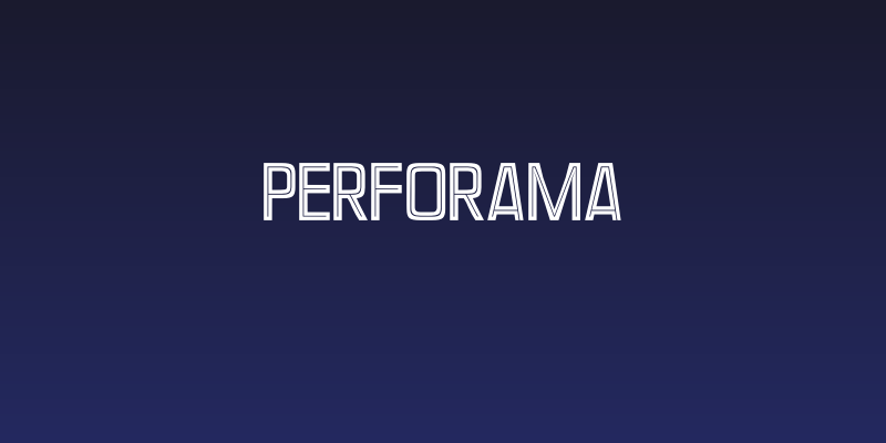 Perforama Social Header