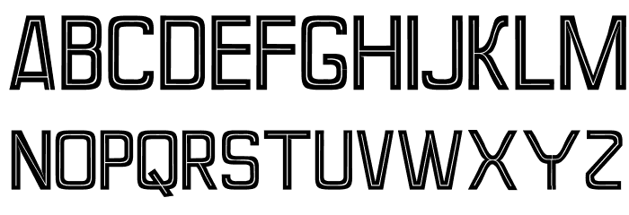 Perforama Font LOWERCASE