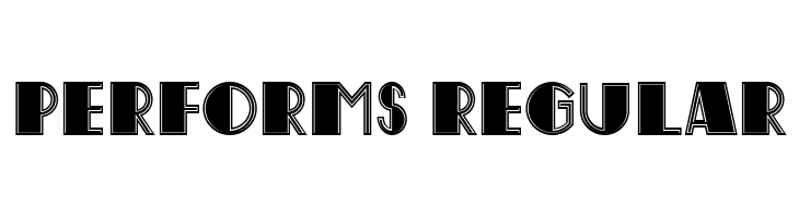 Performs Regular  Descarca Fonturi Gratis