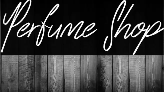 Perfume Shop خط examples