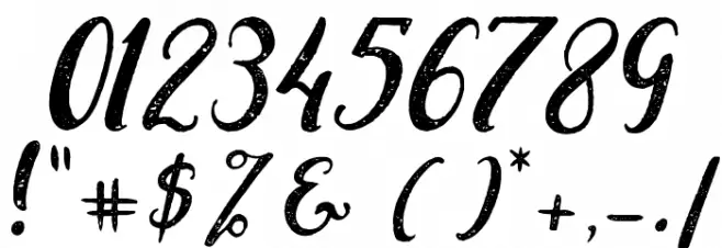 PerfumeClassicDemoVersion Font OTHER CHARS