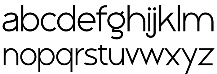Pergola Demo Font LOWERCASE