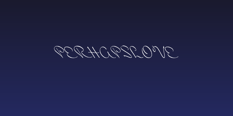 PerhapsLove Social Header